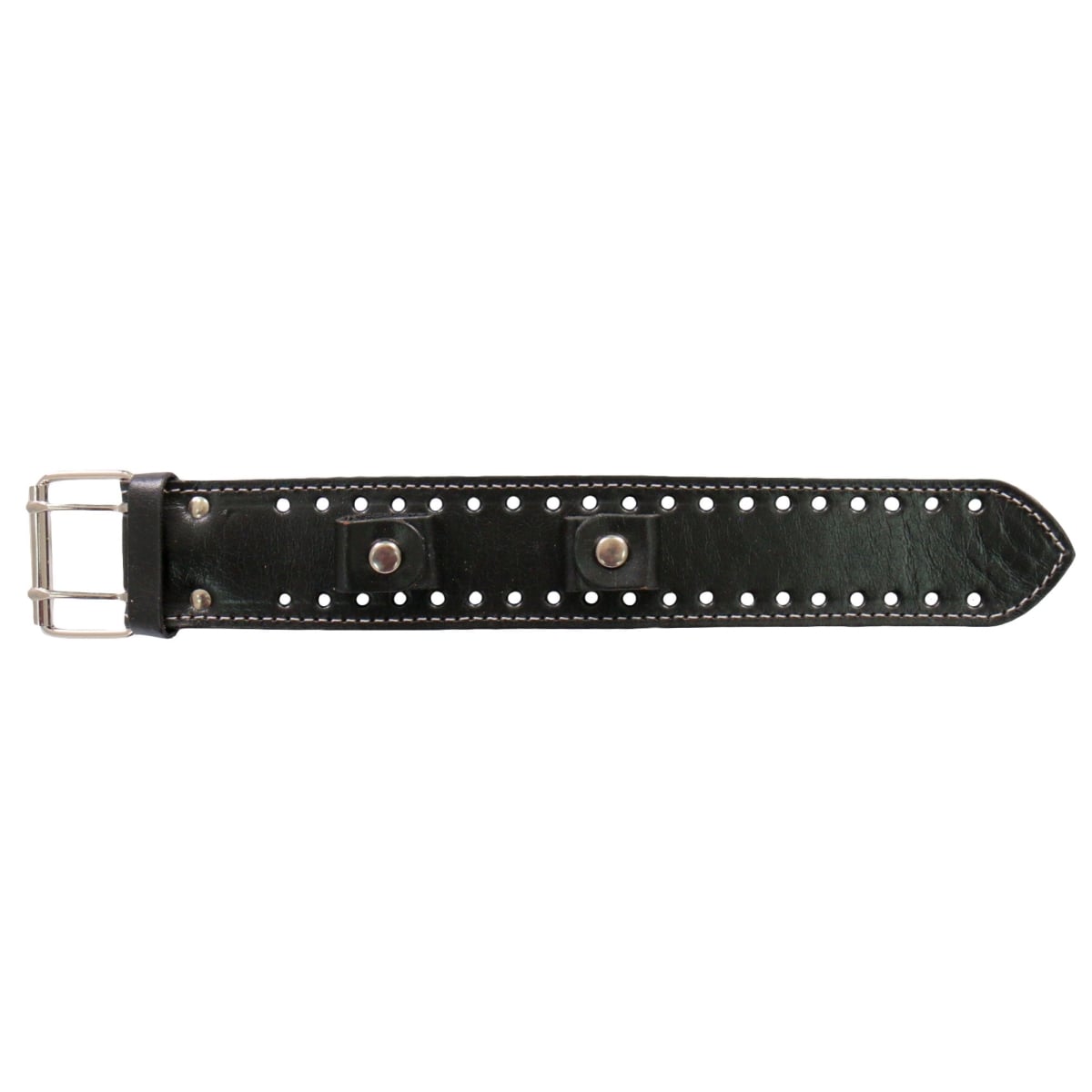 WTB1023 1.5 in. Contrast Studs Watch Band - Black