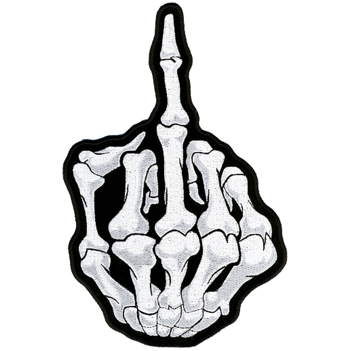 Picture of Hot Leathers PPA4058 7 x 11 in. Skeleton Finger Patch - Multi Color