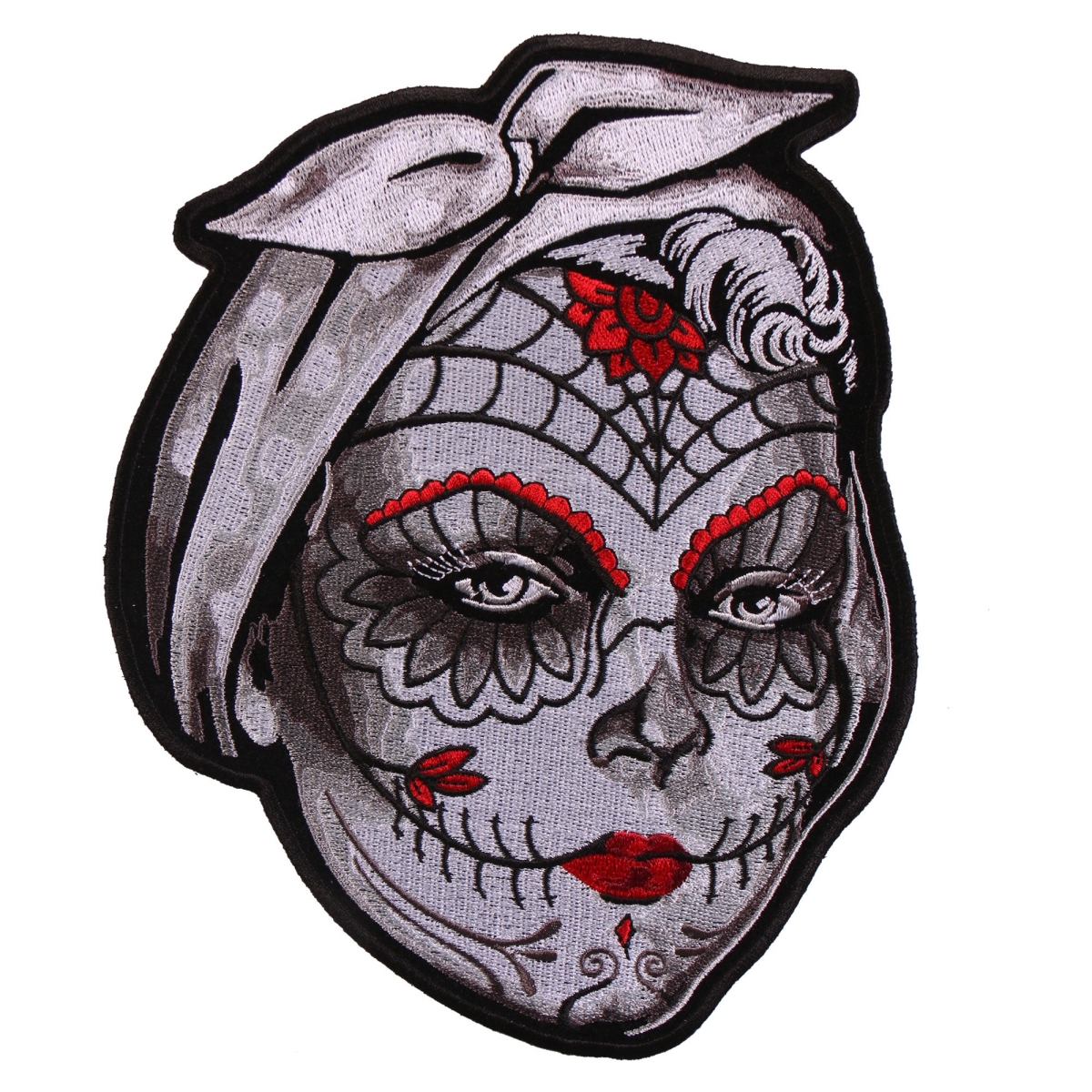 PPA9307 6 x 8 in. Sugar Face Poster Patch - Multi Color