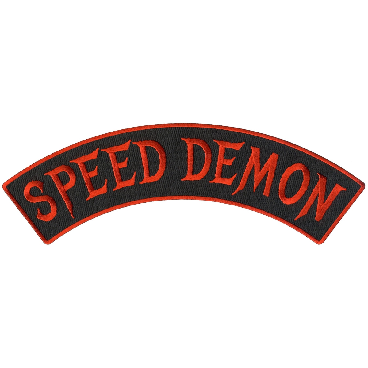 PPM4207 12 x 3 in. Speed Demon Top Rocker Patch - Multi Color