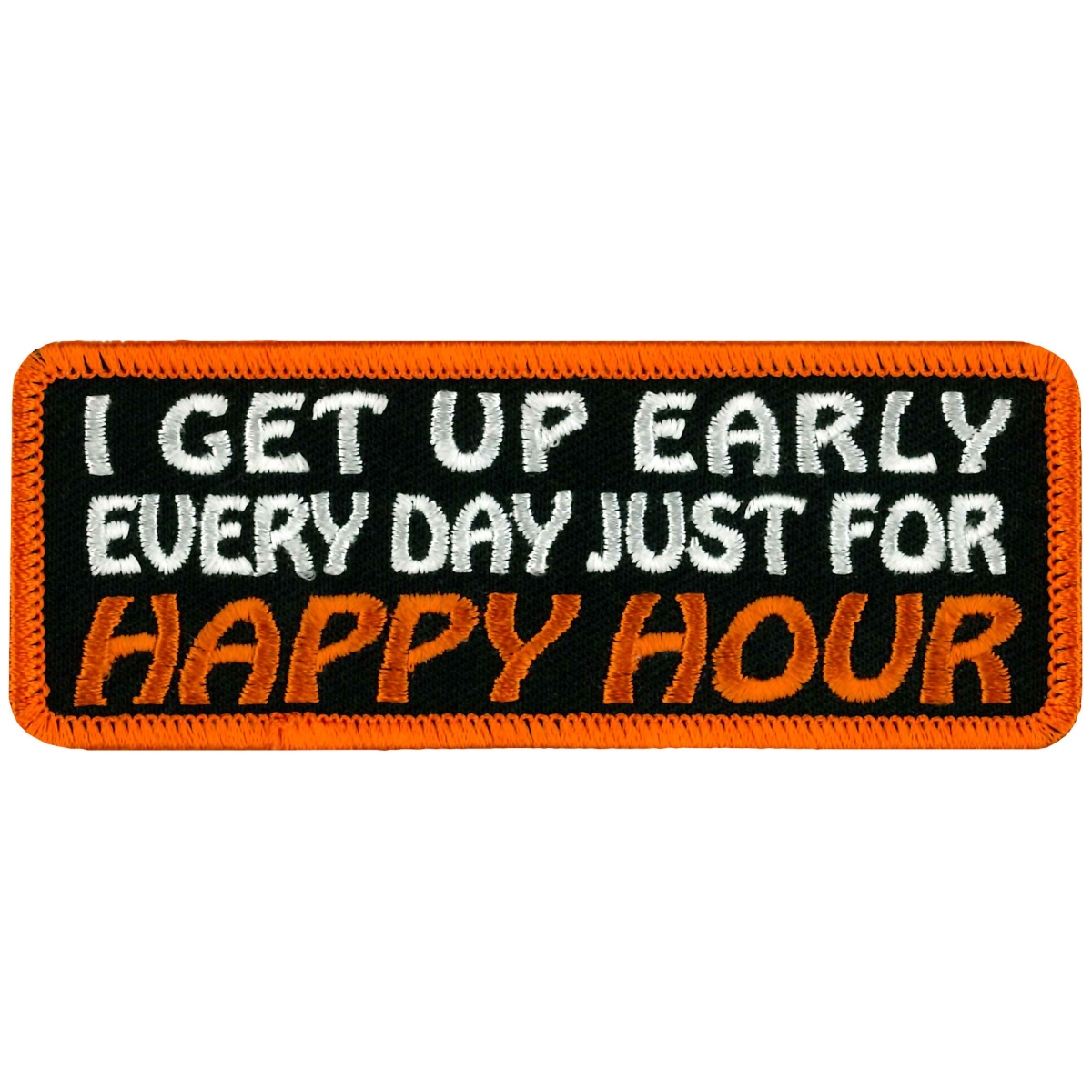 PPL9206 4 x 2 in. Just for Happy Hour Patch - Multi Color