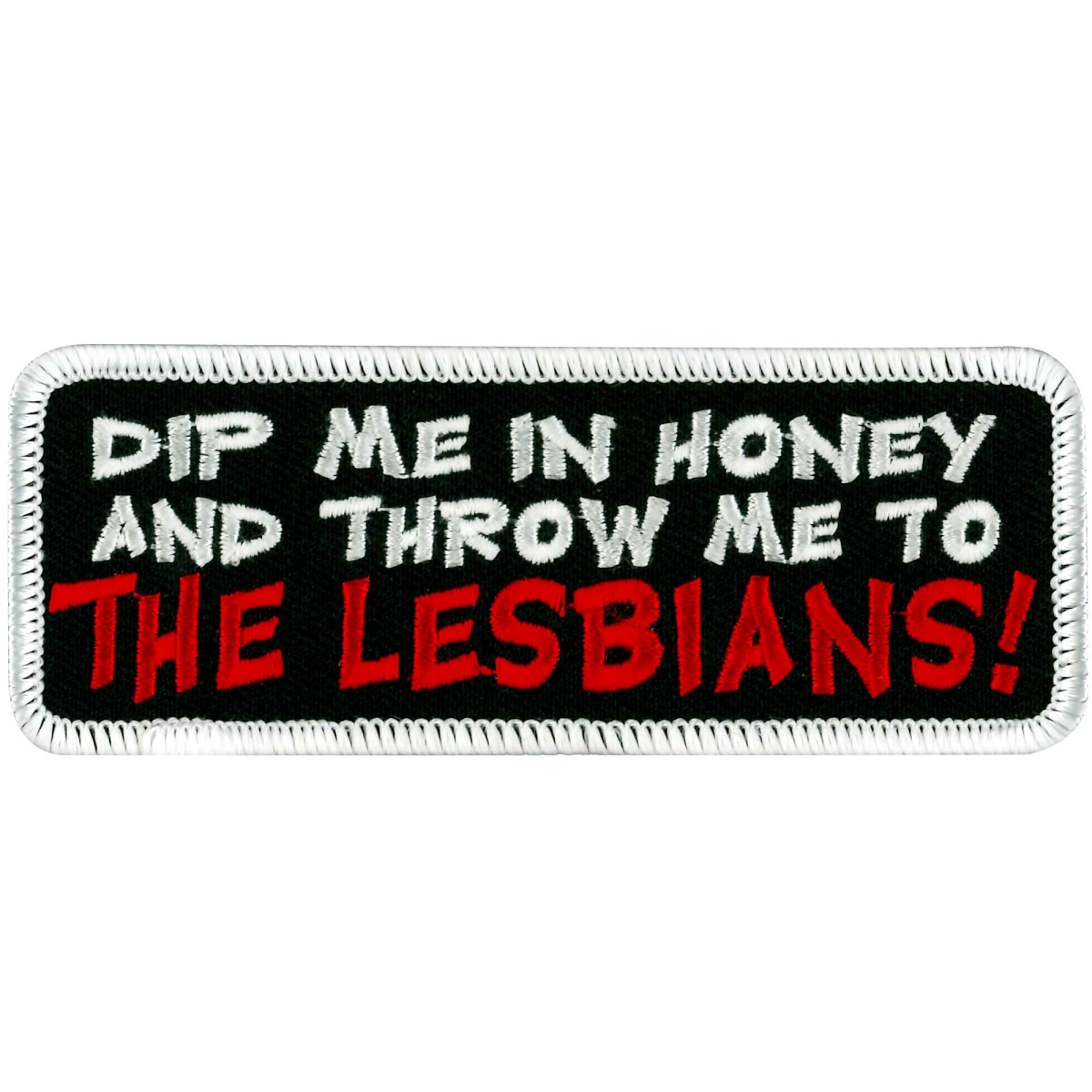 PPL9244 4 x 2 in. Dip Me in Honey Patch - Multi Color