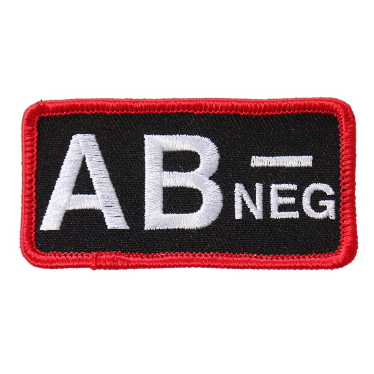 PPL9543 3 x 2 in. Blood Type AB Negative Patch - Multi Color