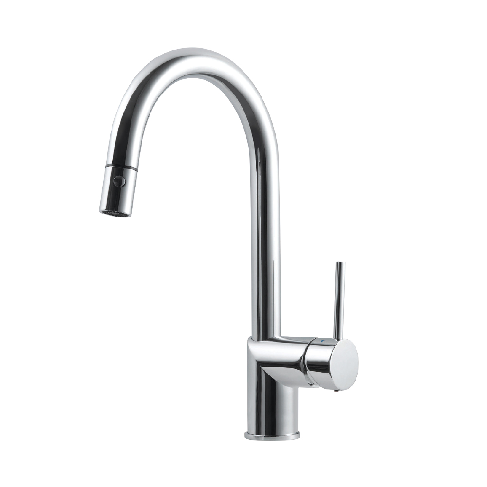 Picture of Houzer VITPD-668-PC 15.06 in. Vitale Pull Down Kitchen Faucet with CeraDox Technology&#44; Polished Chrome