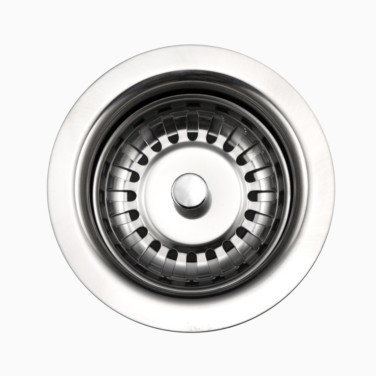 Picture of Houzer 190-9180 PS 3.5 in. Basket Strainer, Antique Satin