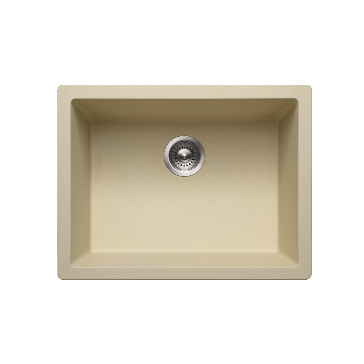 G-300U SAND 24 in. Quartztone Series Granite Composite Undermount Single Bowl Kitchen Sink, Sand -  Houzer