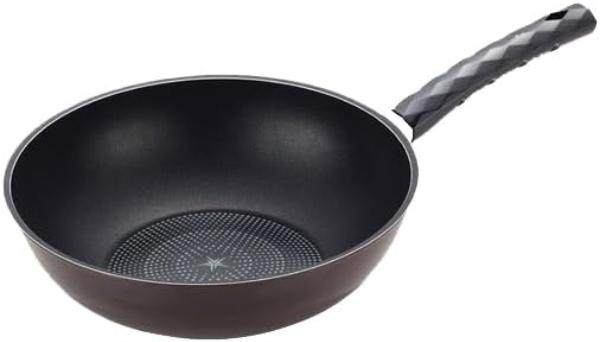 Picture of Happycall 3001-0196 9.4 in. Diamond Lite Nonstick Wok with PFOA-Free&#44; Induction Safe & Scratch-Resistant
