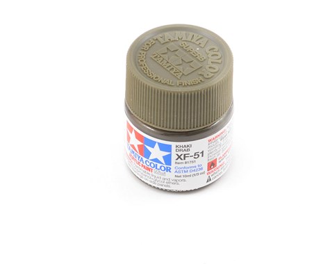 TAM81751 Acrylic Mini XF-51 Khaki Drab Paint
