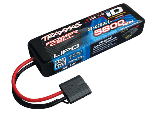 Picture of Traxxas TRA2843X 5800 mAh 7.4 V 2-Cell 25C LiPo Battery