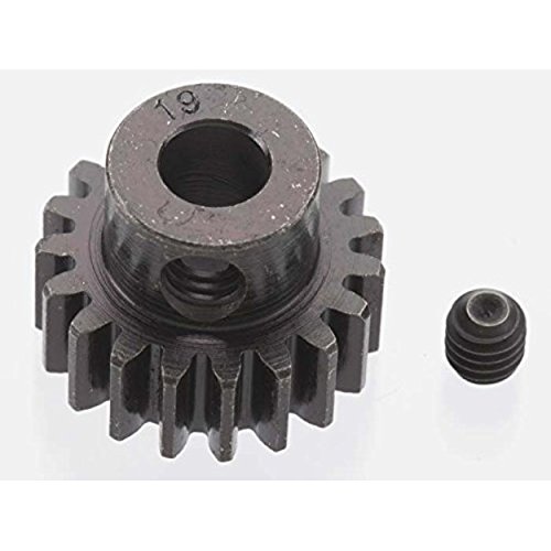 Extra Hard 19 Tooth Blackened Steel 32 Pitch Pinion - 5 mm