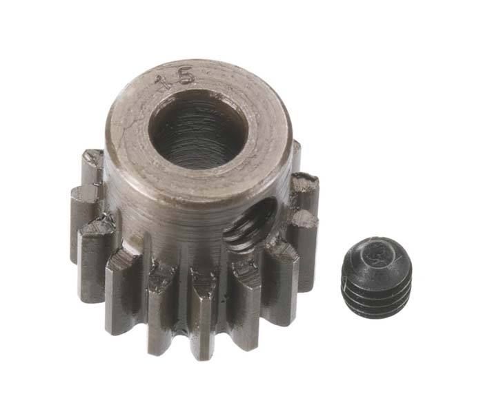 15 Tooth 0.8 Hard Bore Pinion - 5 mm