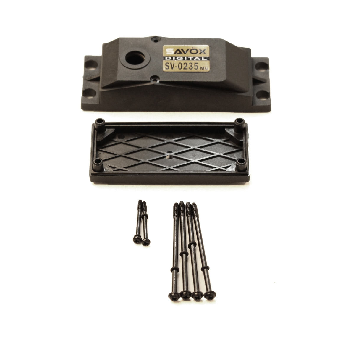 SAVSCSV0235MG Top & Bottom Servo Case with Screws