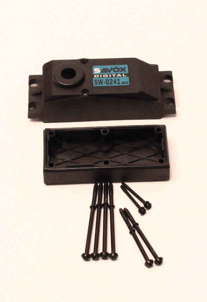 SAVSCSW0241MG Top & Bottom Servo Case with 4 Screws