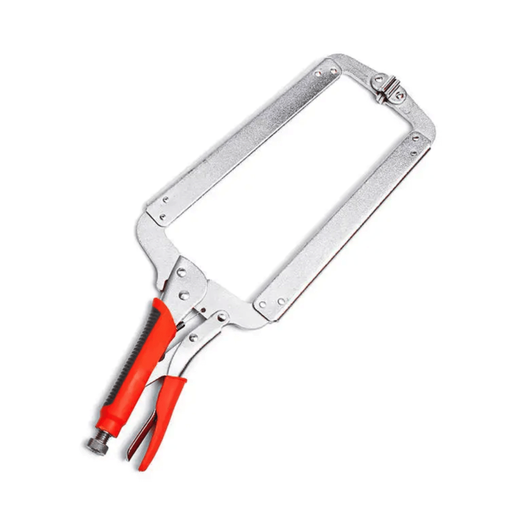 8 in. Heavy Duty Face Locking Clamp with Swivel Pads - Portable Table & Tool Vise Grip