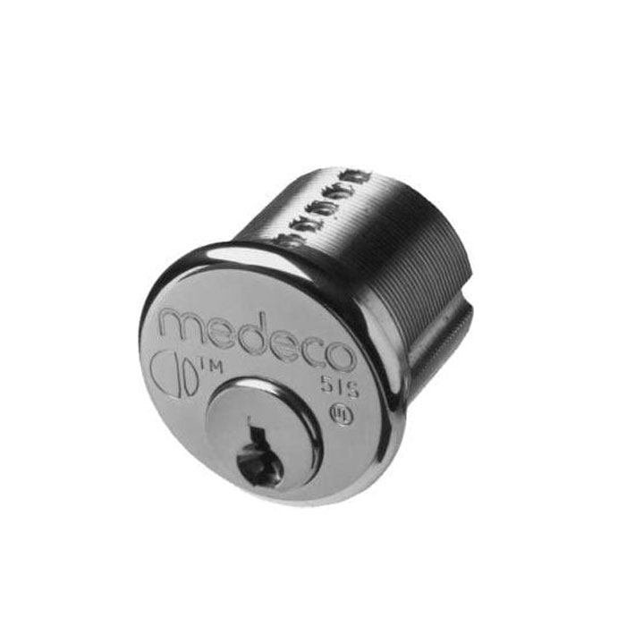 100200-H-26-43S-Z01-6A8 M4 Mortise Cylinder with Straight Cam - Uncombinated