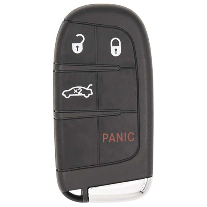 PRX-CHY-M3M4 4 Button Replacement Proximity Smart Key for 2015-2017 Chrysler 200