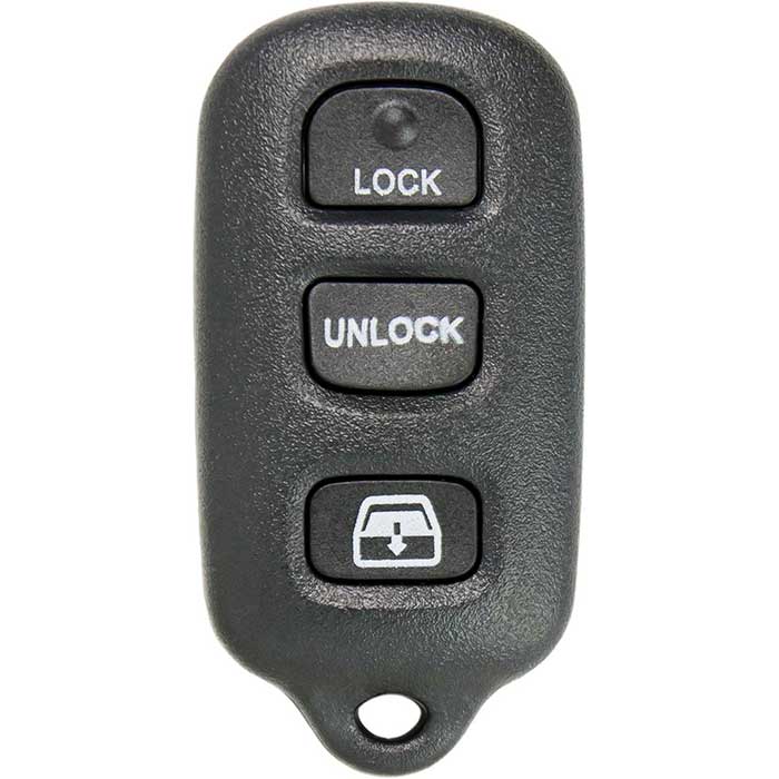 R-TOY-BBX-4 4 Button Replacement Remote for 1999-2009 Toyota 4Runner