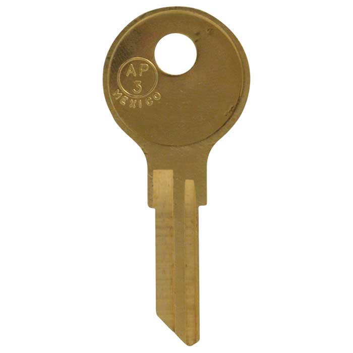 AP3-JMA 103AM-AP3 Brass Key Blank