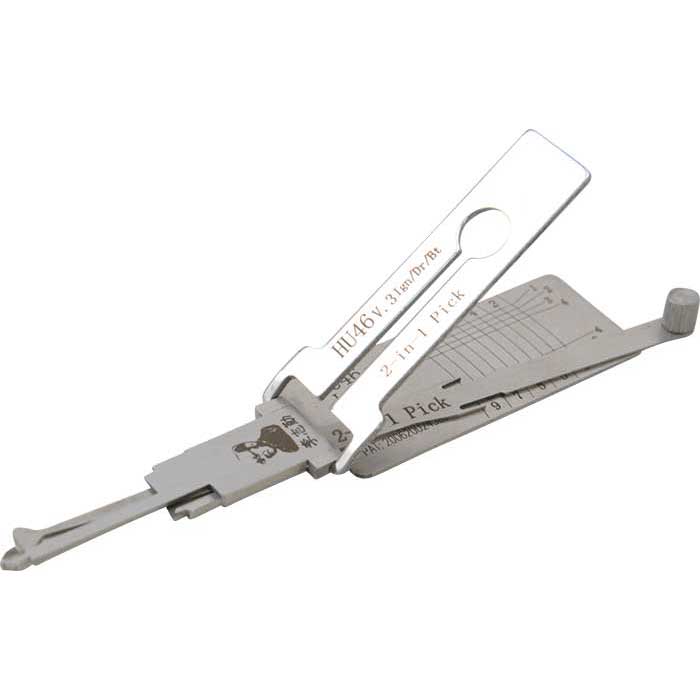 OL-HU46 2-in-1 Auto Lock Picking Tool for HU46 Cadillac Catera 1991-2001
