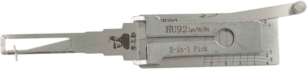 OL-HU92-SL-IGN 2-Track Single Lifter 2-in-1 Auto Lock Picking Tool for HU92 BMW