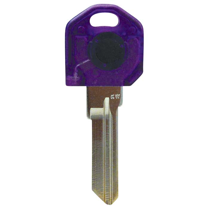 KW1-LIT-PURPLE 1S KW1 Keylite Key Blank with Purple Light