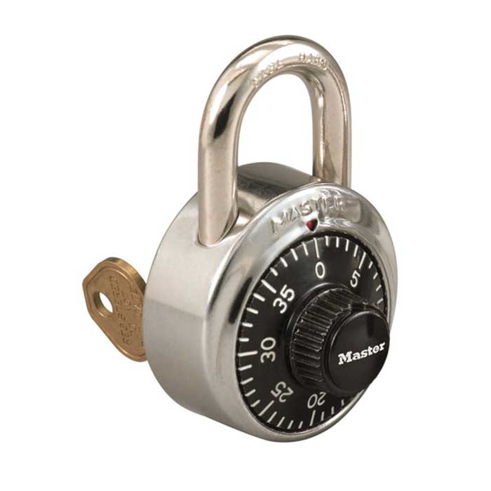 1525-V660 Locker Combination Dial Lock with Key Control
