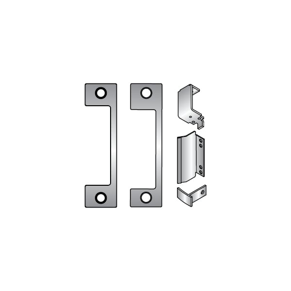 DB-630 N & H Options Faceplate Kit - Satin Stainless Steel