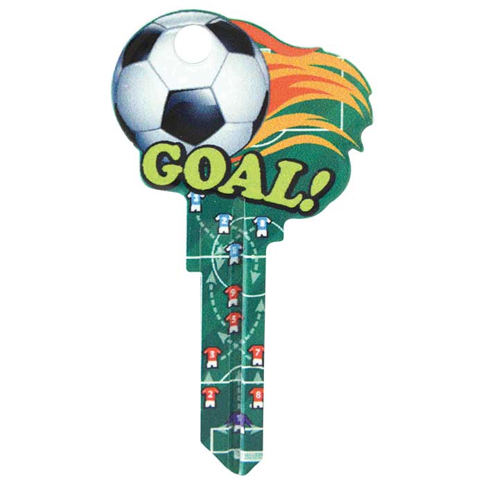 B135K Soccer Key Blank - Kwikset KW1-11 Keyway