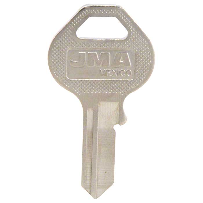 M13-NP-JMA M13 Nickel Plated MAS-13D Key Blank