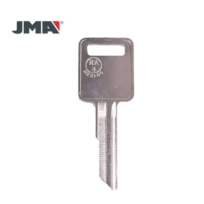 RA4-NP-JMA RA4 Nickel Plated ILCO 1970AM Key Blank