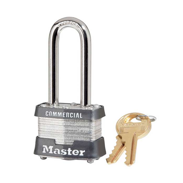3KALH-3753 Non-Rekeyable Laminated Steel Padlock - Keyed Alike-3753