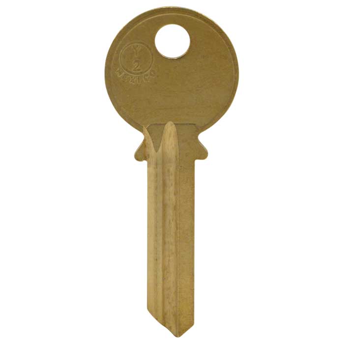 Y2-JMA Y2-Brass RN11 Key Blank