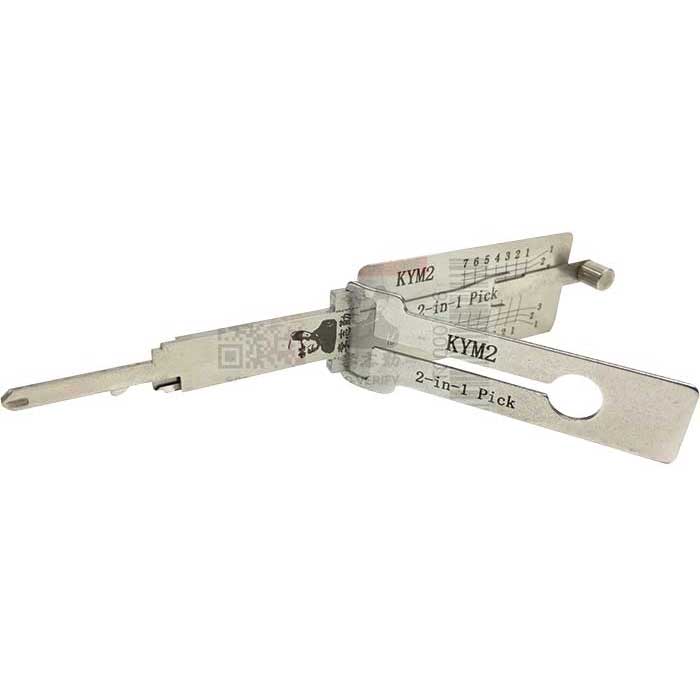 OL-KYM2-AG 2-in-1 Pick & Decoder KYM2 Auto Lock Picking Tool for Kymco