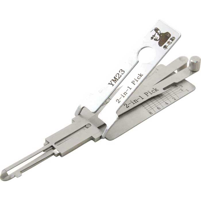 OL-YM23-AG 2-in-1 Auto Lock Picking Tool for YM23 Smart Fortwo