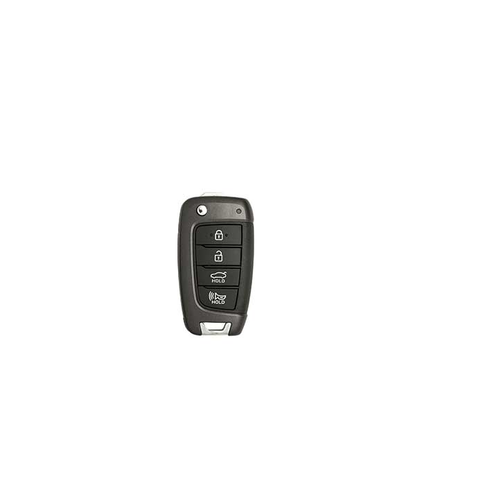 95430-J0700-  Original 4 Button Remote Flip Key for 2018-2020 Hyundai Accent