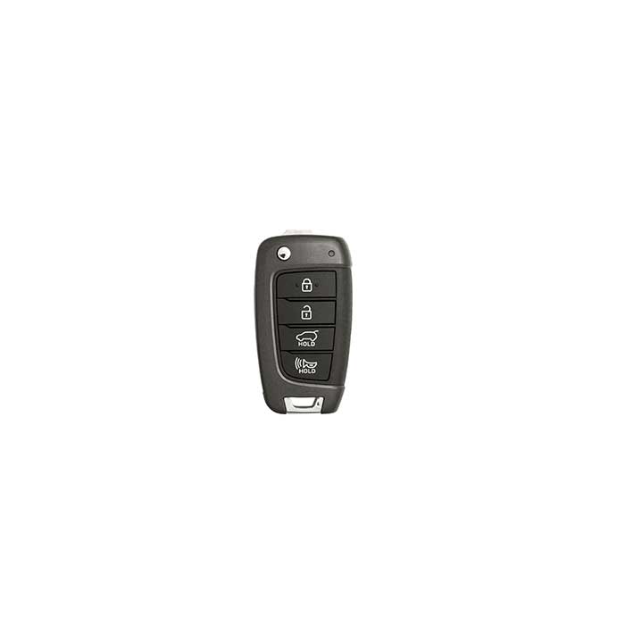 95430-S2100-  Original 4 Button Remote Flip Key for 2018-2020 Hyundai Santa Fe