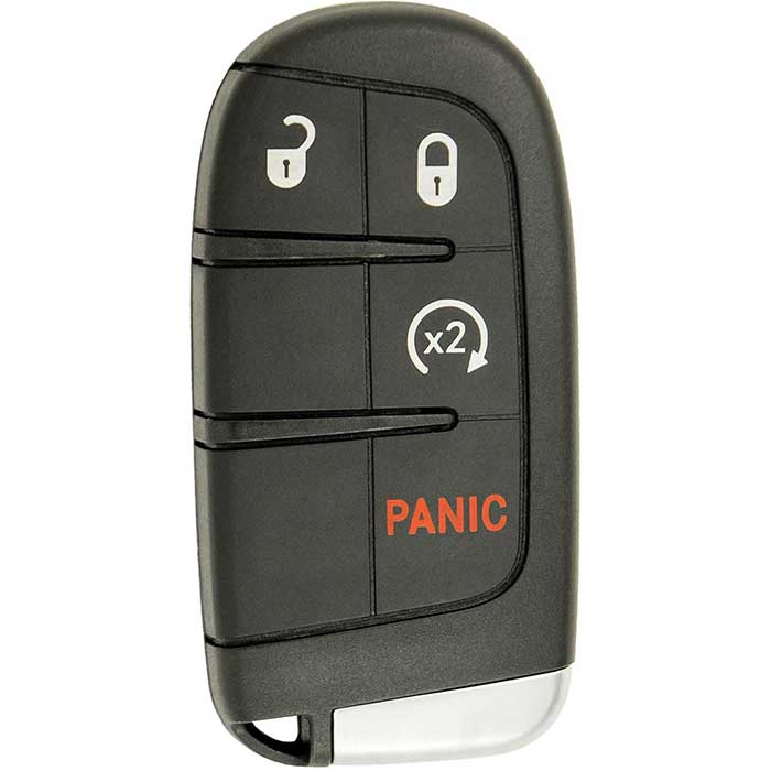 PRX-CHY-1302-6 4 Button RS Replacement Proximity Tombstone Smart Key for 2014-2021 Dodge Durango