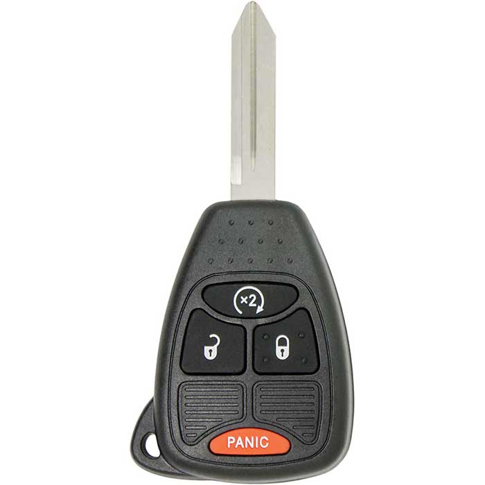 RK-CHY-OHT-2 4 Button Replacement Remote Head Key for Dodge Jeep