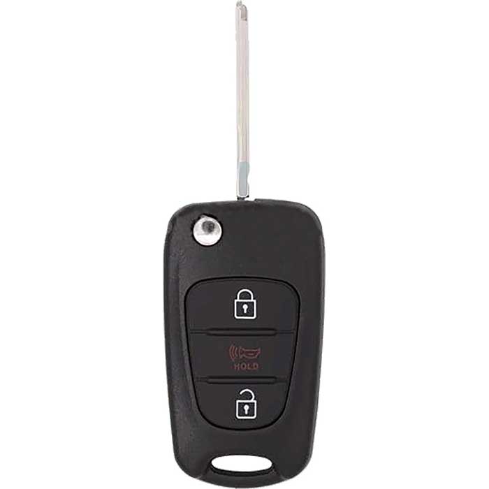 RK-KH-2K340 3-Button Replacement Flip Key for 2010-2013 Kia Soul
