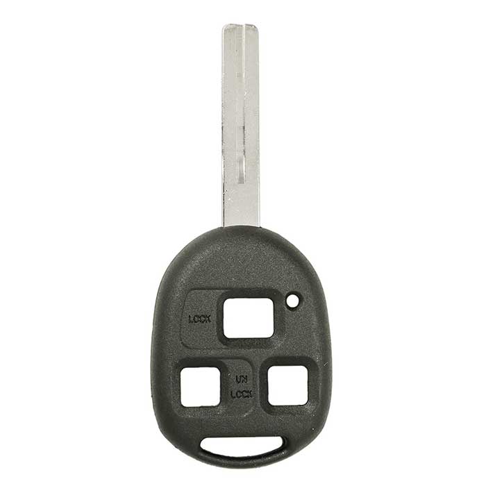 DSHELL-144 3-Button Remote Head Key Shell for 1998-2008 Lexus Toy48