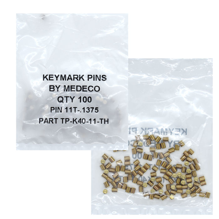 TP-K40-11-TH 11 Depth X4 Top Pin - Bag of 100