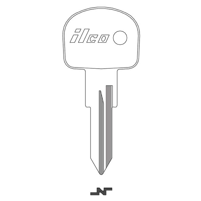 FT46 Mechanical Key for Alfa Romeo & Ferrari & Fiat X152-X156