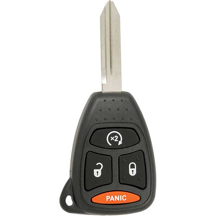RK-CHY-KOB5 4 Button Replacement RS Remote Head Key for 2007-2009 Chrysler Aspen