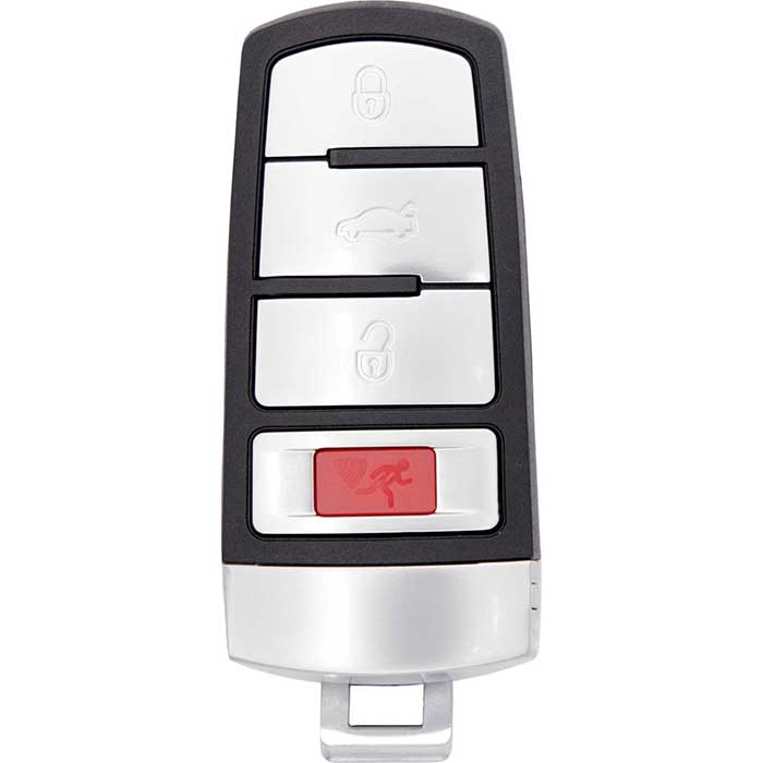 RK-VW-752A 4 Button Replacement Remote Slot Key for Volkswagen NBG009066T