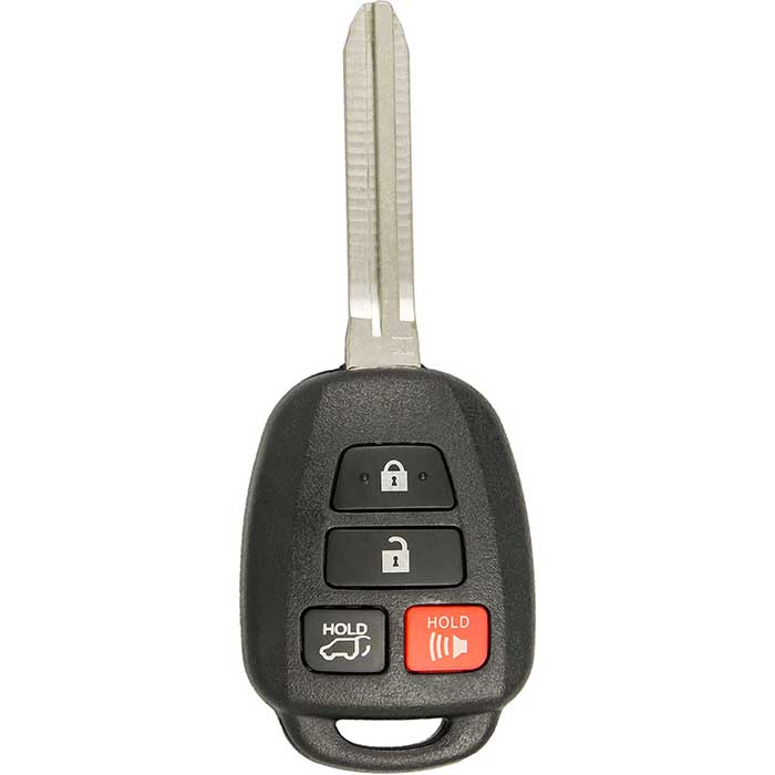 RK-TOY-452T4 4 Button Replacement Remote Key for 2013-2018 Toyota RAV4