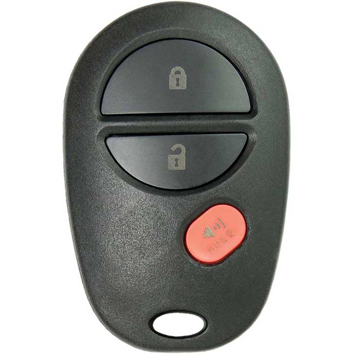 R-TOY-20T-3 3 Button Replacement Remote for Toyota GQ43VT20T