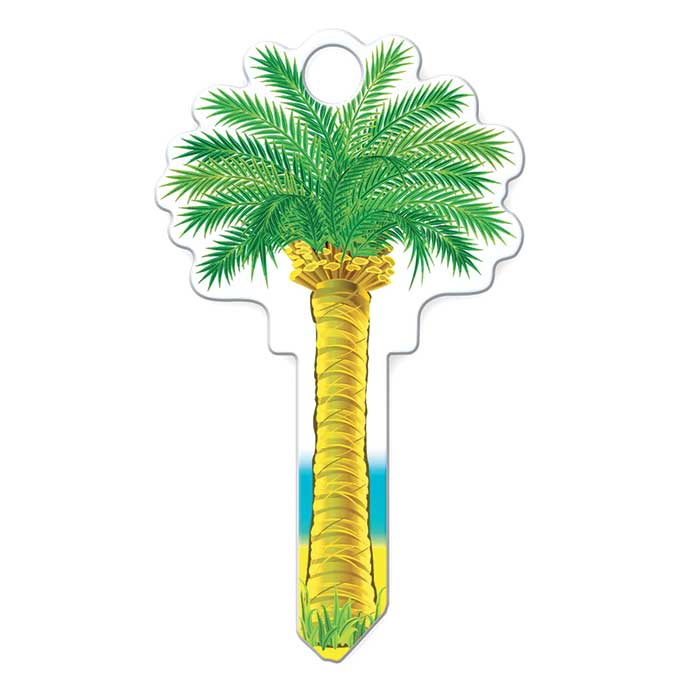 B112K Palm Tree Key Blank - Kwikset KW1-11 Keyway