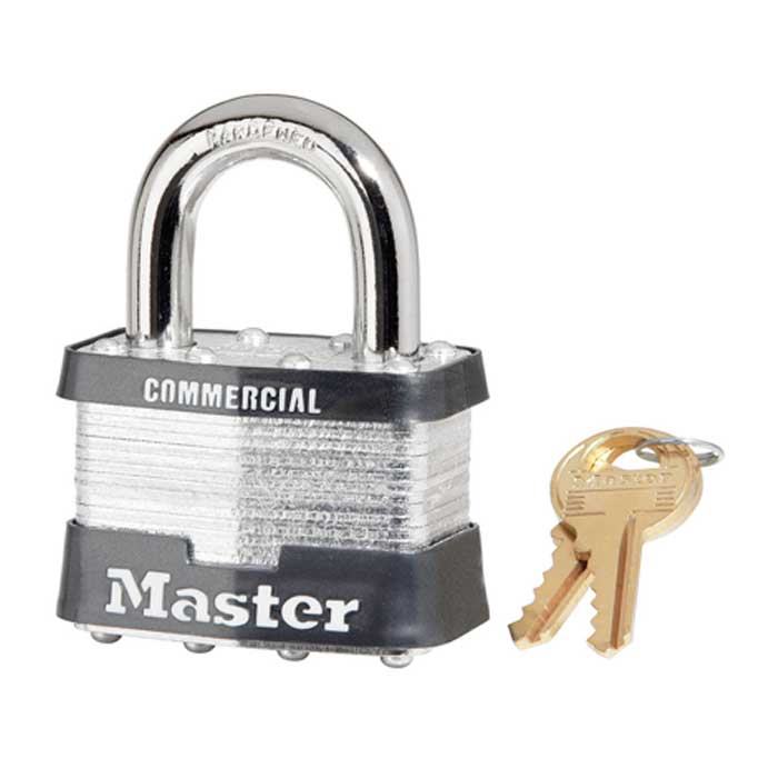 5KA-A1159 Non-Rekeyable Laminated Steel Padlock - Keyed Alike-A1159