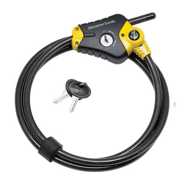 8413CBL30 30 ft. x 0.37 in. Python Locking Cable for Replaces 8430D - Yellow & Black
