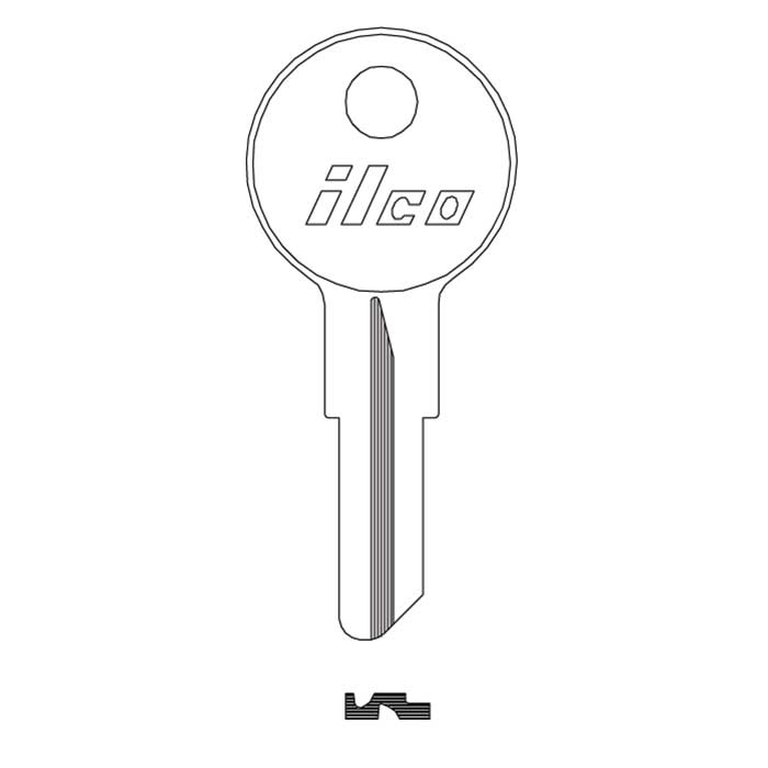 B52- Mechanical Key for Gas Cap Lock - 1098GX